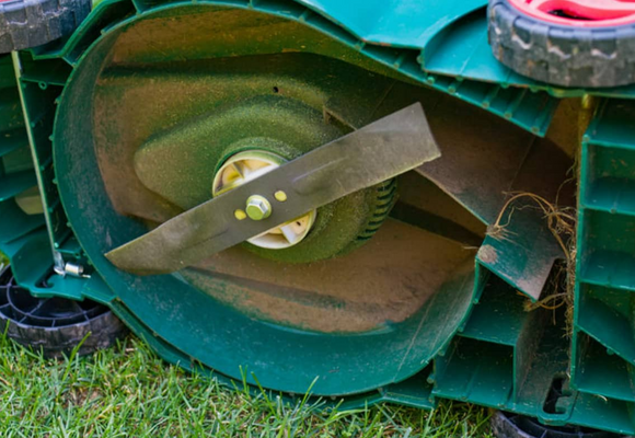 Learning: Which Way Do Lawn Mower Blades Go?